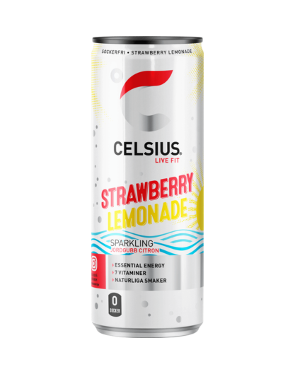 Celsius Starwberry lemonade 355 ml burk 24-pack