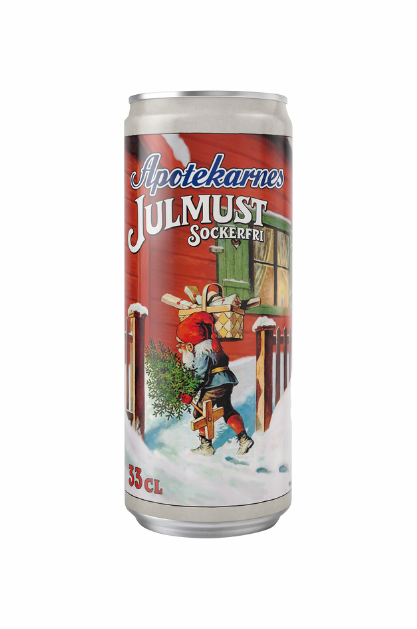 Apotekarnes Julmust sockerfri 33cl burk 20-pack