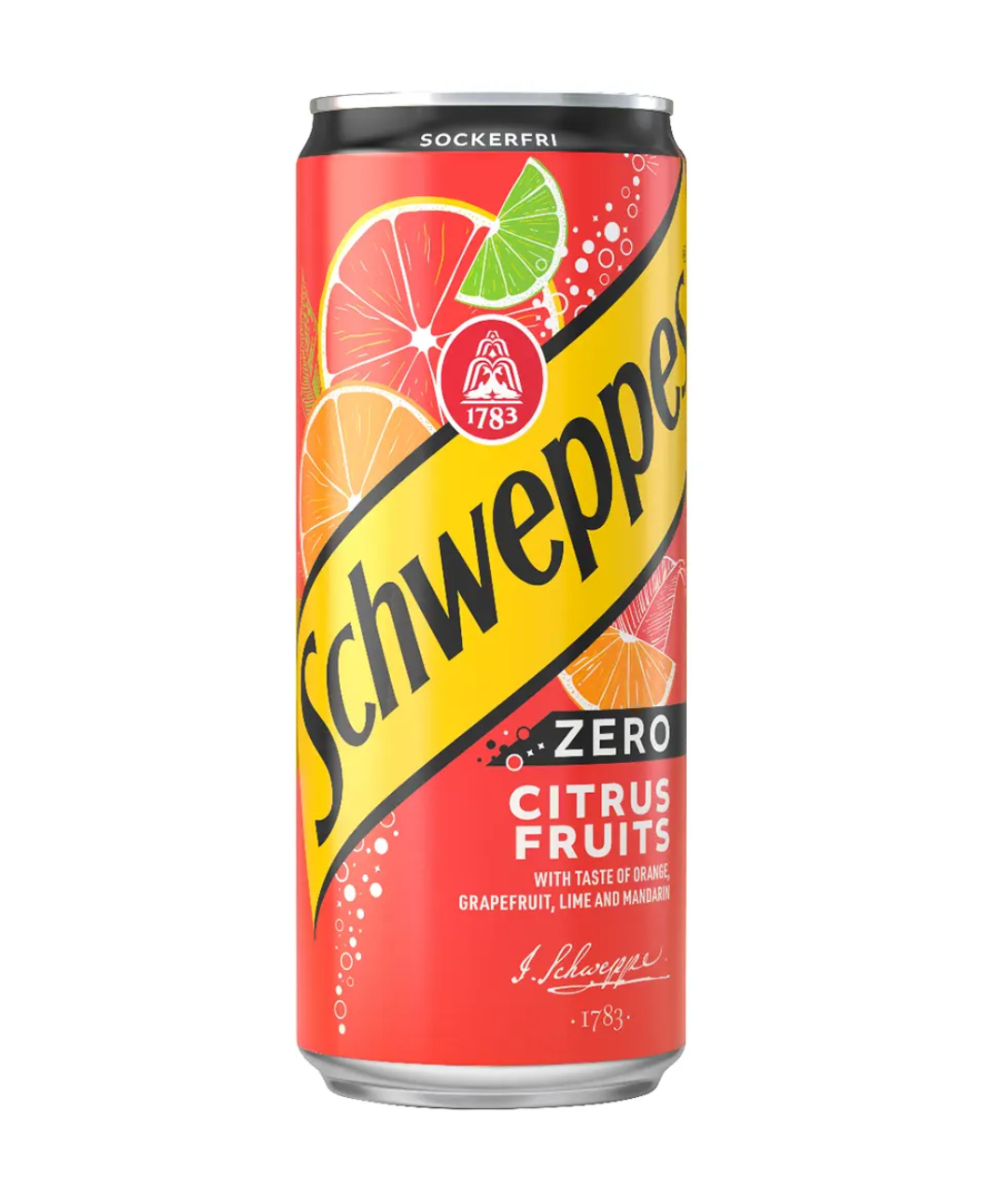 Schweppes Zero Citrus Fruits 33cl 20-pack