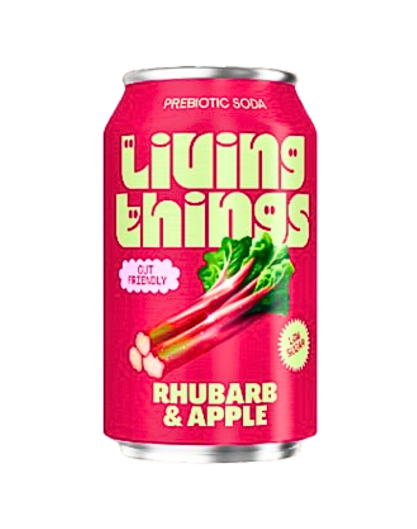 Living Things Rhubarb & Apple 33cl burk 12-pack
