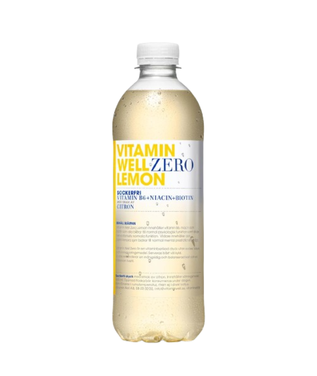 Vitamin Well Zero Lemon 50cl PET 12-pack