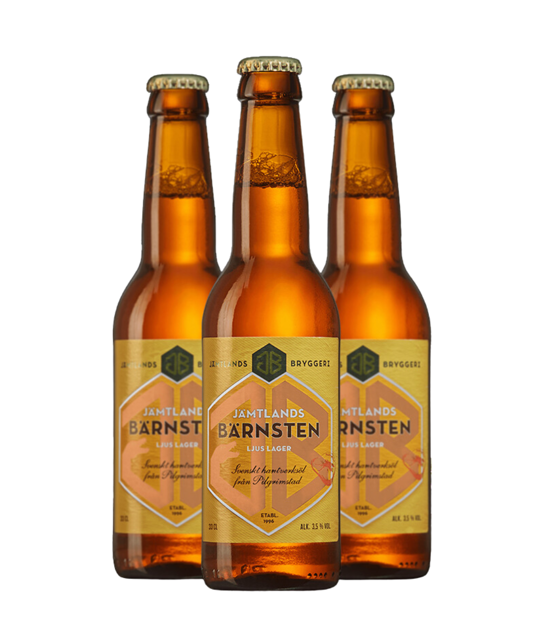 Jämtlands Bärnsten 3,5% 33cl glas 24-pack