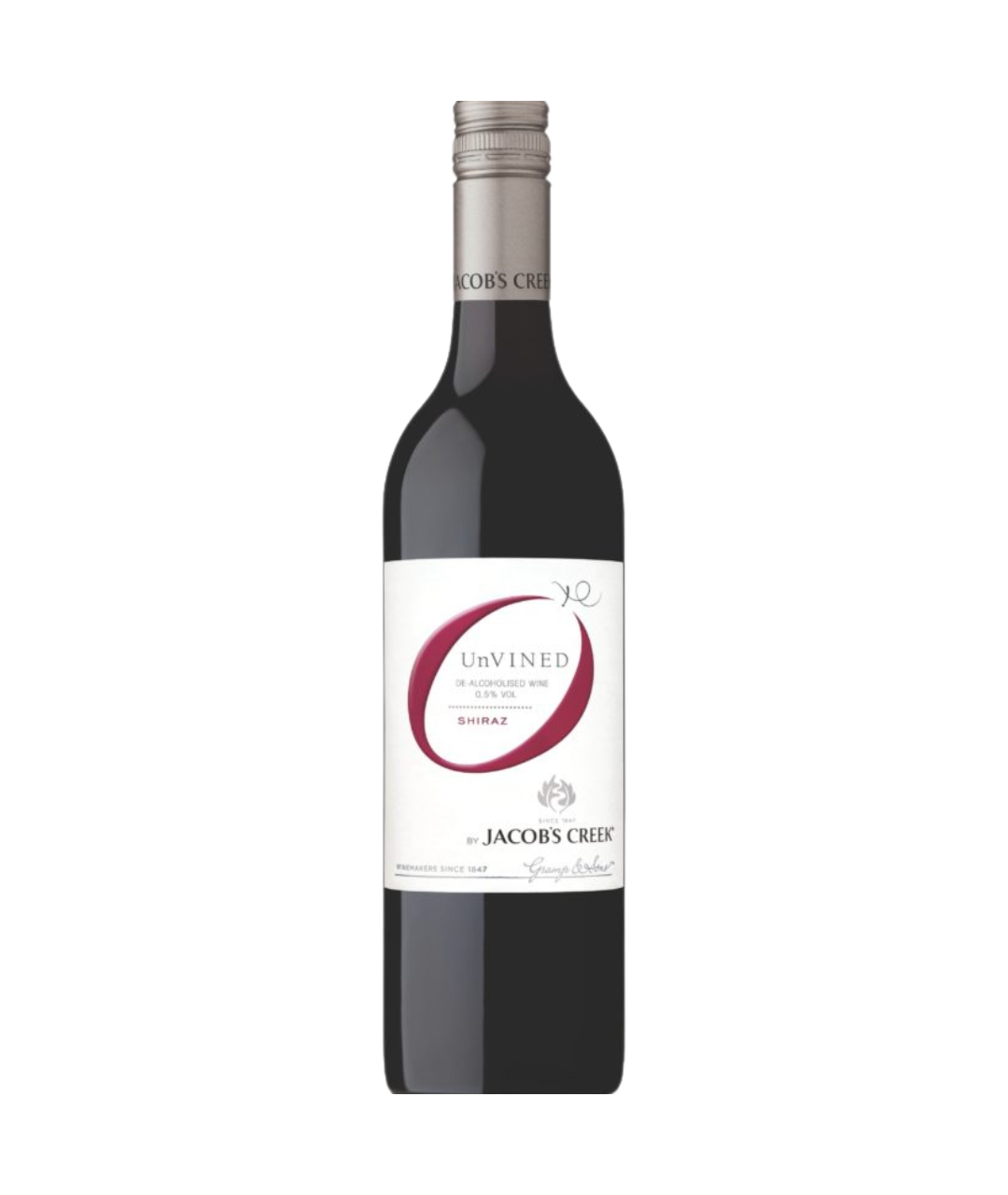 JC Unvined Shiraz 0,5% 75cl glas 6-pack