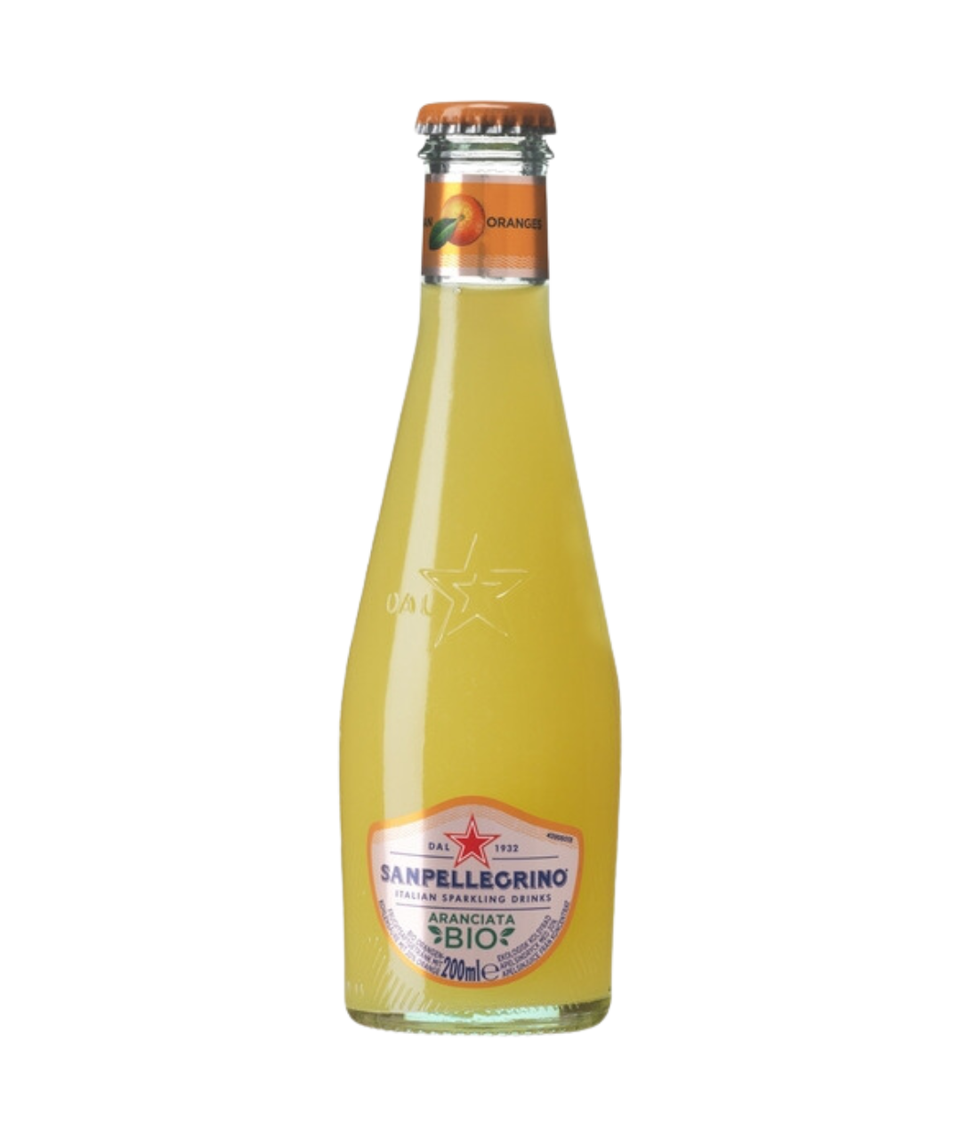 San Pellegrino Apelsin 20cl glas 24-pack