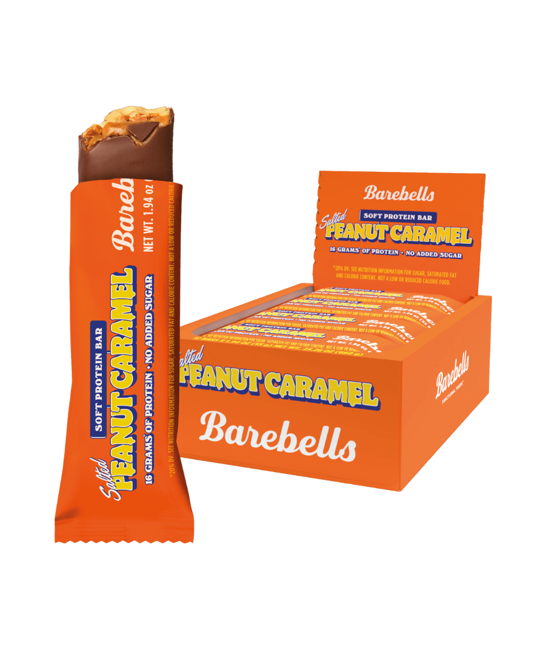 Barebells Protein Bar Peanut Caramel 55gx12