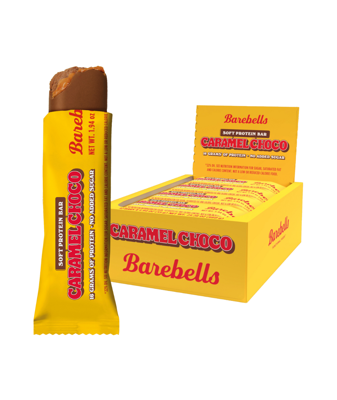 Barebells Protein Bar Soft Caramel Choco 55gx12
