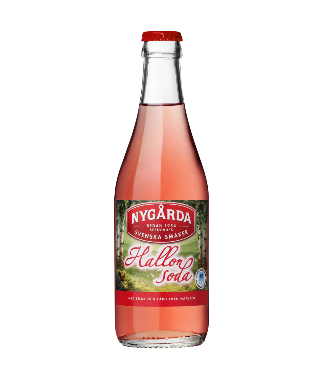 Nygårda Hallonsoda 33cl returglas 20-pack