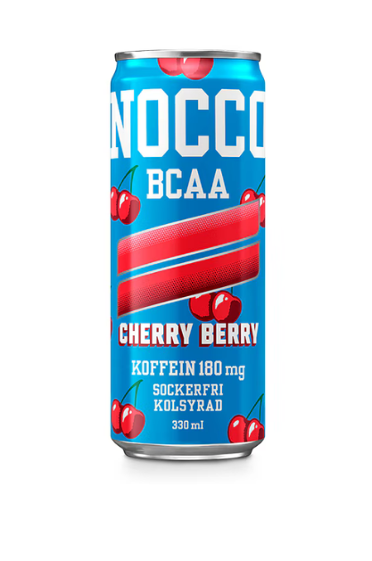 Nocco Cherry Berry 33 cl burk 24-pack