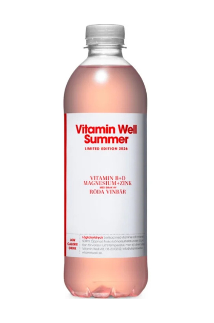 Vitamin Well Summer Edition 50cl PET 12-pack