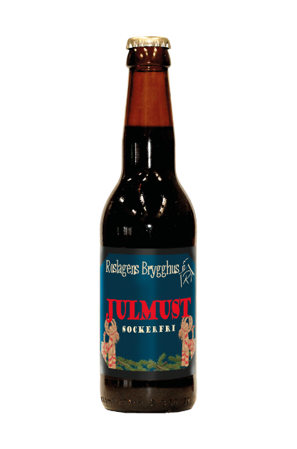 Roslagens Brygghus Julmust Sockerfri 33cl glas 24-pack