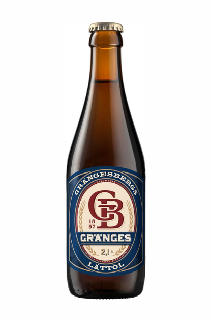 Grängesberg's Lättöl 33 cl returglas 20-pack