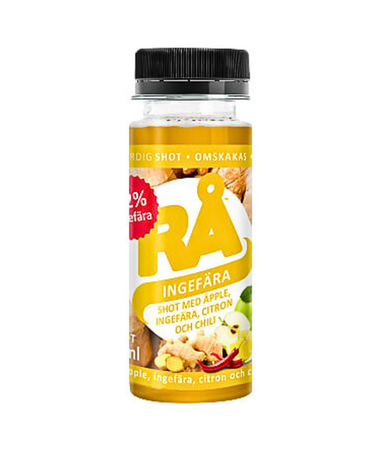 RÅ Ingefära Shot 65 ml 24-pack