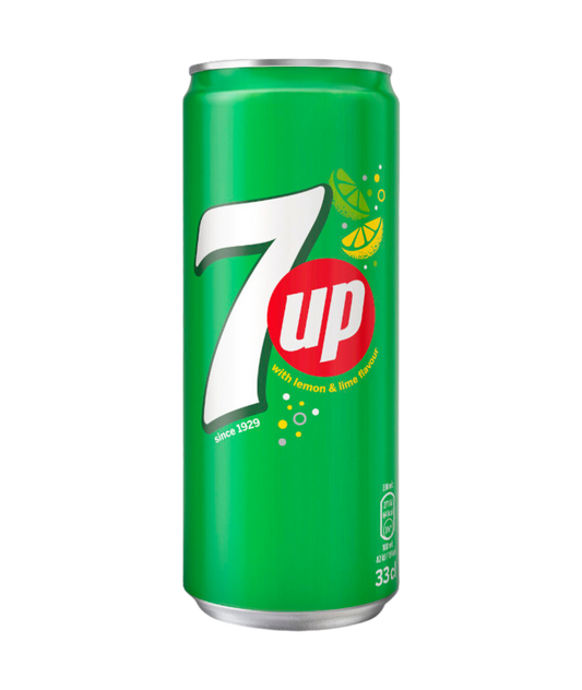 7-Up 33cl burk 20-pack