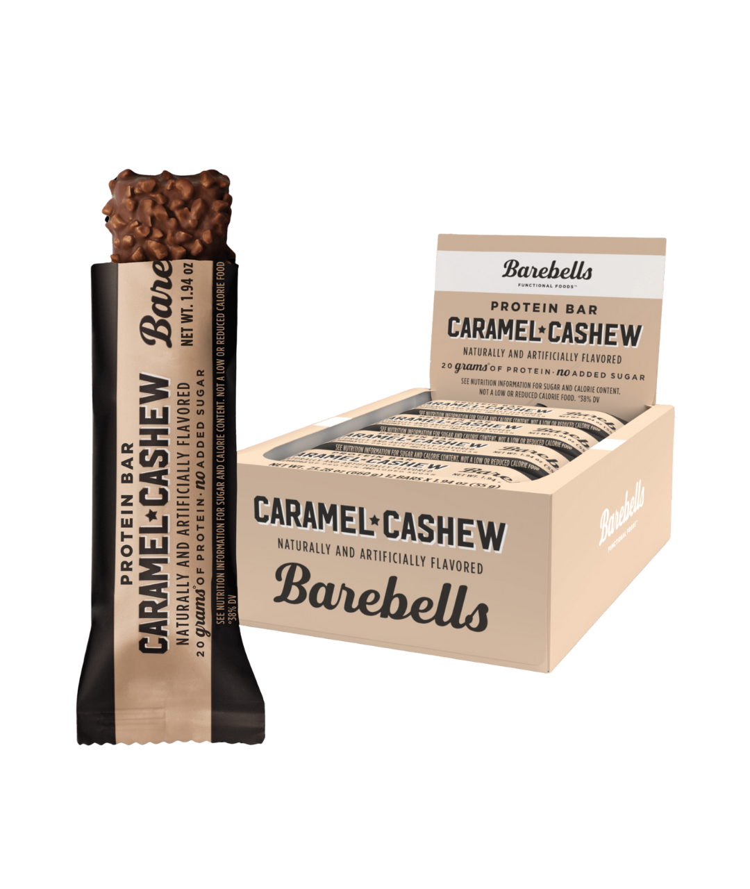 Barebells Protein Bar Caramel Cashew 55gx12