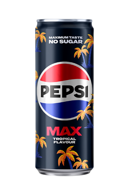 Pepsi Max Tropical 33cl burk 20-pack