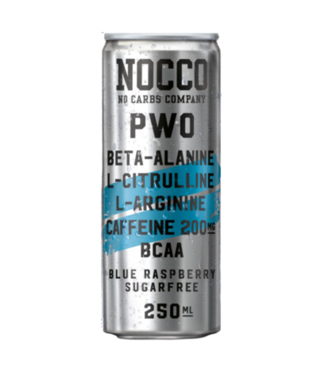 Nocco PWO Blue Raspberry 25cl burk 24-pack