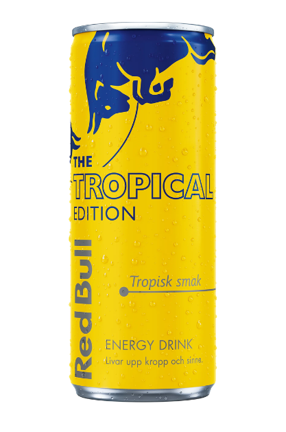 Red Bull Tropical 25cl burk 24-pack