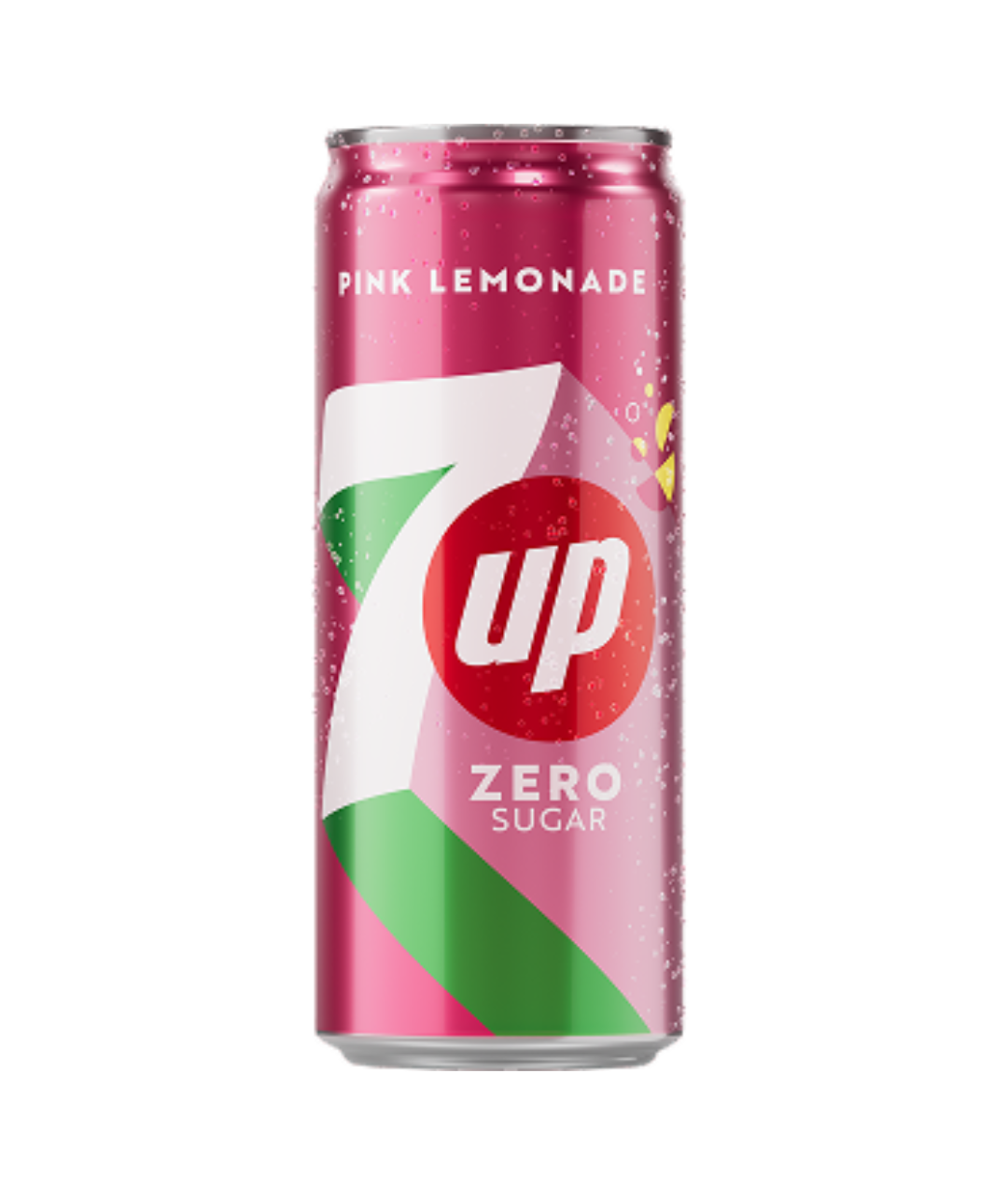 7Up Zero Pink Lemon 33 cl burk 20-pack