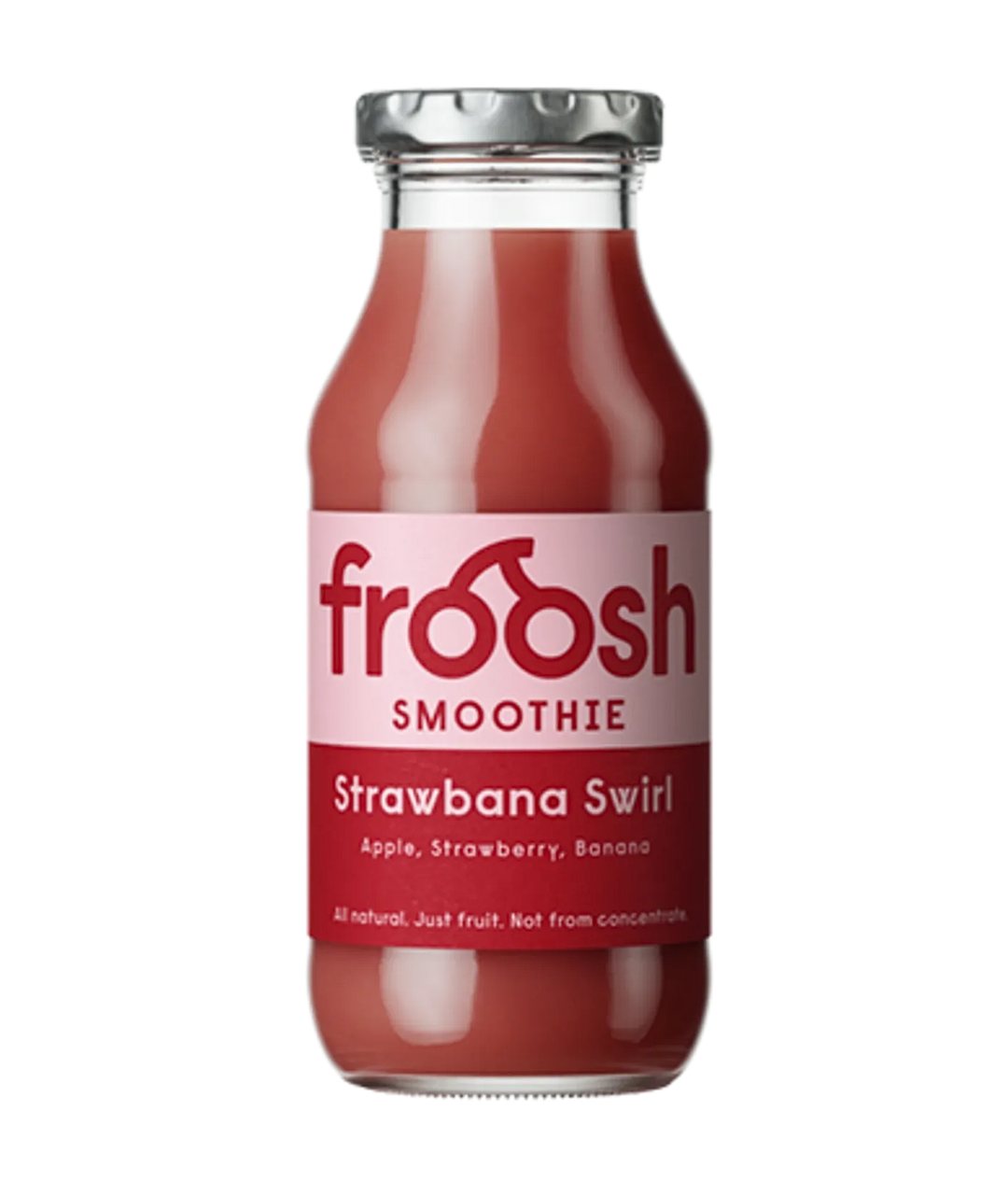 Froosh Smoothie Strawbana Swirl 25cl glas 12-pack