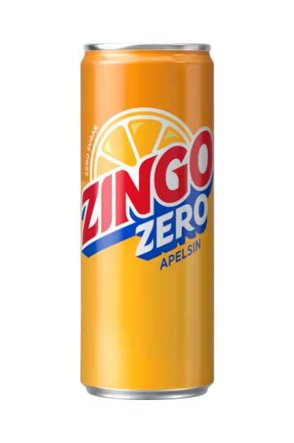 Zingo Zero Apelsin 33cl burk 20-pack