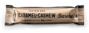 barebell proteinbar caramel cashew för träning och hälsa