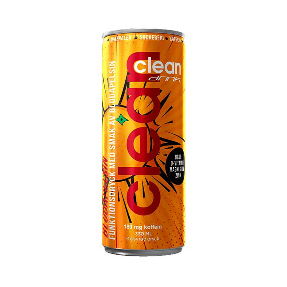 Clean Drink Blodapelsin 33 B