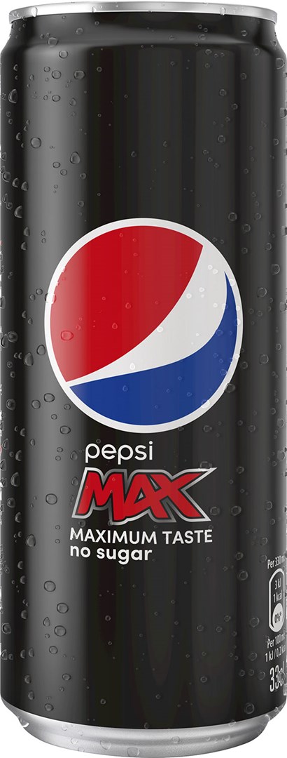 Pepsi Max 33cl burk sleek